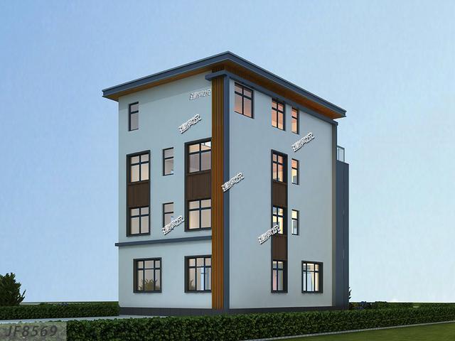 家有豪宅別人都羨慕不已，這款四層現(xiàn)風(fēng)格別墅設(shè)計(jì)圖，外觀時(shí)尚，布局合理