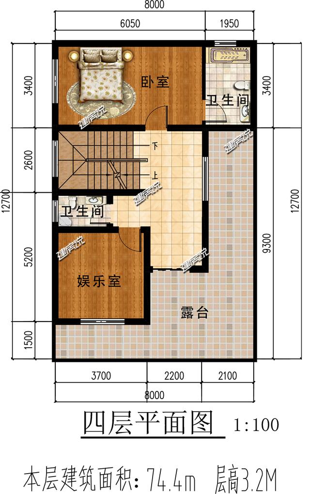家有豪宅別人都羨慕不已，這款四層現(xiàn)風(fēng)格別墅設(shè)計(jì)圖，外觀時(shí)尚，布局合理