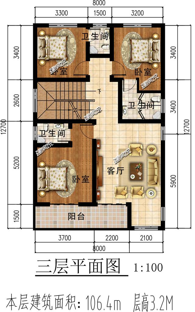 家有豪宅別人都羨慕不已，這款四層現(xiàn)風(fēng)格別墅設(shè)計(jì)圖，外觀時(shí)尚，布局合理