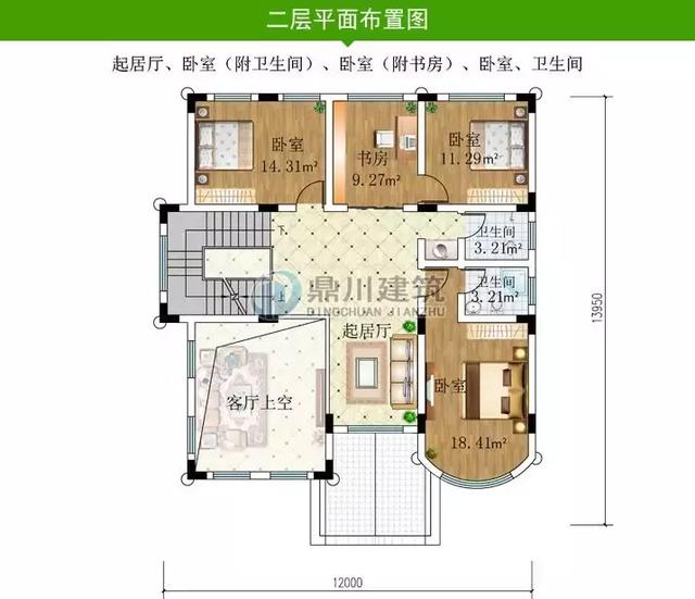 5款三層小別墅設計圖，農(nóng)村房子這樣建夠大氣夠體面，復式客廳+大露臺
