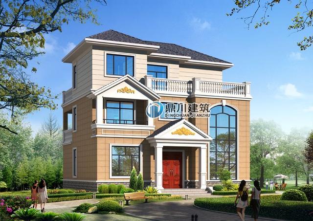 5款三層小別墅設計圖，農(nóng)村房子這樣建夠大氣夠體面，復式客廳+大露臺