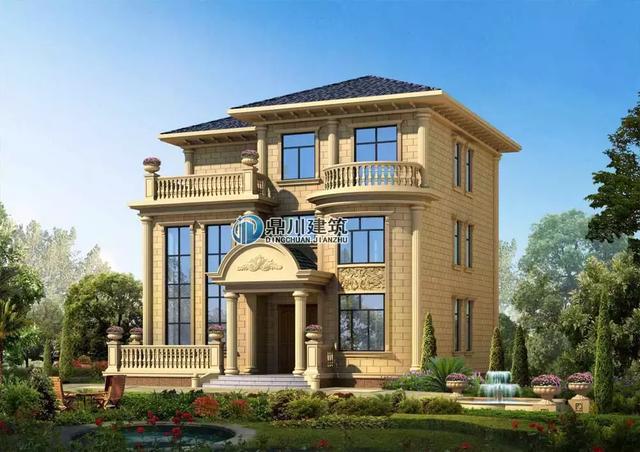 5款三層小別墅設計圖，農(nóng)村房子這樣建夠大氣夠體面，復式客廳+大露臺