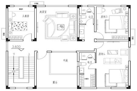 2024年新款中式風(fēng)格農(nóng)村三層別墅設(shè)計(jì)圖，外觀好，空間大