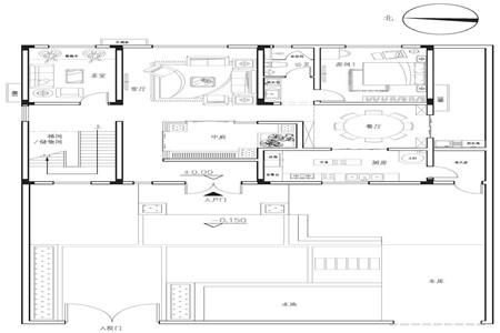 2024年新款中式風(fēng)格農(nóng)村三層別墅設(shè)計(jì)圖，外觀好，空間大