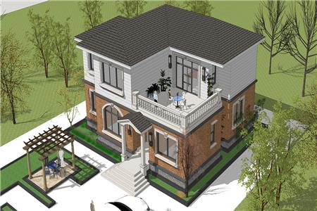 農(nóng)村二層別墅設(shè)計(jì)圖，這樣設(shè)計(jì)好看又簡單，這套戶型簡直美極了