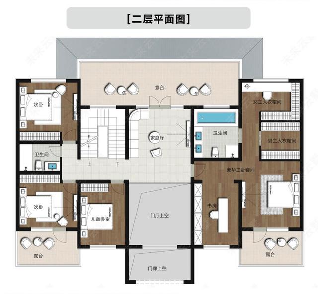 新中式別墅設計圖，建筑風格給人一種非常舒適的感覺