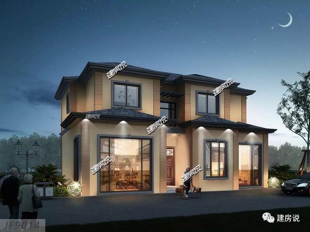 好看又實用的二層別墅設(shè)計圖，外觀新穎，戶型與眾不同