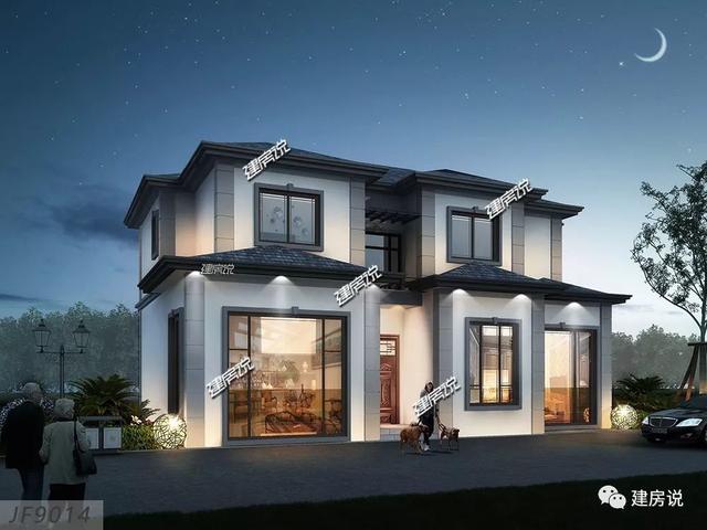 好看又實用的二層別墅設(shè)計圖，外觀新穎，戶型與眾不同