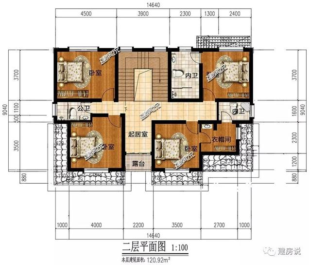 好看又實用的二層別墅設(shè)計圖，外觀新穎，戶型與眾不同
