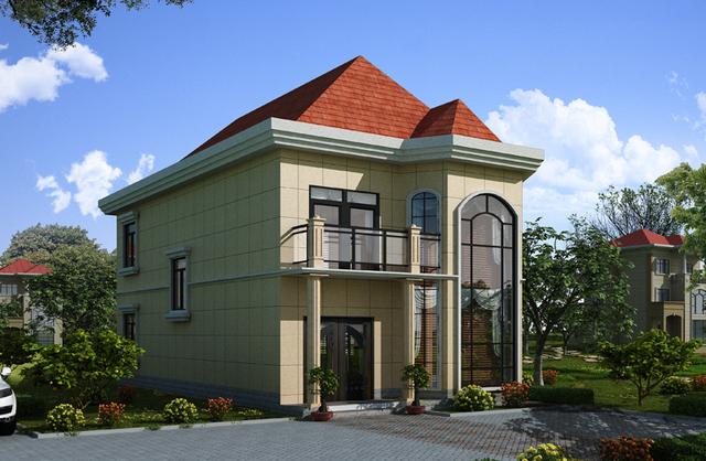 農(nóng)村自建二層別墅設(shè)計(jì)圖，開間不到9米，布局完美，又漂亮又舒適