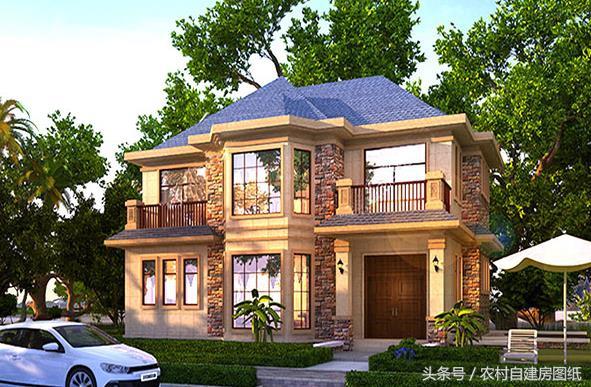 幾套20萬(wàn)30萬(wàn)40萬(wàn)預(yù)算的別墅設(shè)計(jì)圖分享給你們，建出來(lái)一定很漂亮