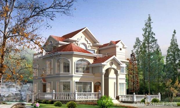 幾套20萬(wàn)30萬(wàn)40萬(wàn)預(yù)算的別墅設(shè)計(jì)圖分享給你們，建出來(lái)一定很漂亮