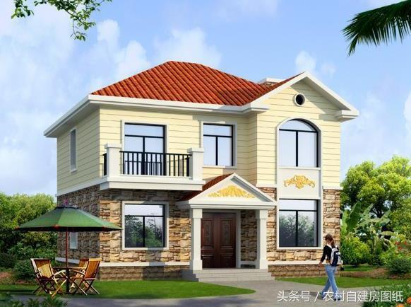 幾套20萬(wàn)30萬(wàn)40萬(wàn)預(yù)算的別墅設(shè)計(jì)圖分享給你們，建出來(lái)一定很漂亮