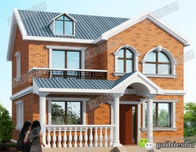 二層造價(jià)20萬農(nóng)村小別墅全套設(shè)計(jì)施工圖，采光透氣，符合農(nóng)村建房需求