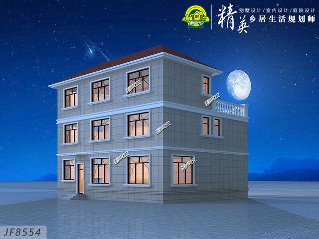 農(nóng)村最漂亮獨棟別墅設(shè)計圖，看了讓人挪不開眼，圖紙快快收藏好