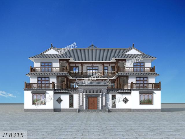 最美中式四合院設(shè)計(jì)圖，福建土豪豪砸1千萬(wàn)建造，十里八鄉(xiāng)繞路來(lái)看