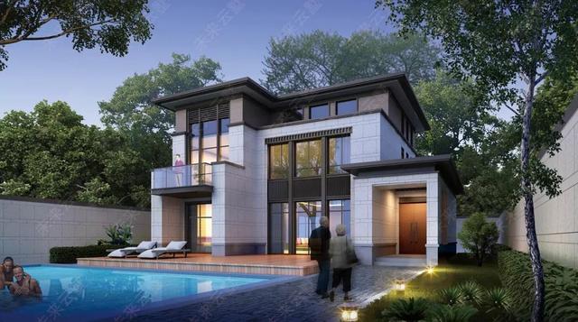 58.8萬新中式別墅設(shè)計圖紙，139.9㎡五室四廳