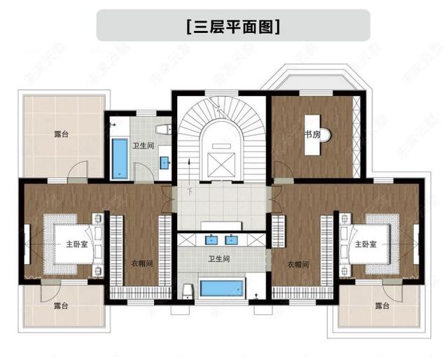 三層法式風(fēng)格別墅設(shè)計(jì)圖，200㎡十室四廳六衛(wèi)，讓你感受法式浪漫！