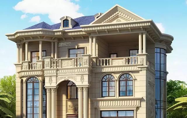 豪華別墅設(shè)計圖，江西老表花52萬建了棟，雍容華貴，人人夸他有本事