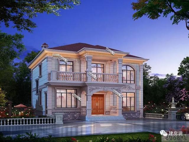 這棟二層別墅設(shè)計圖，絕對實力派，26萬起建