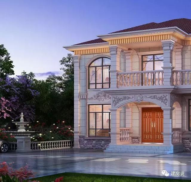 這棟二層別墅設(shè)計圖，絕對實力派，26萬起建