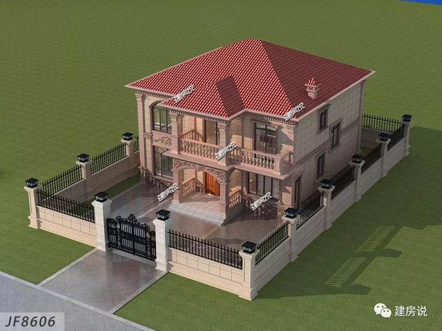 這棟二層別墅設(shè)計圖，絕對實力派，26萬起建