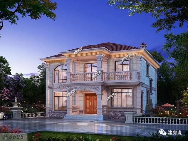 這棟二層別墅設(shè)計圖，絕對實力派，26萬起建