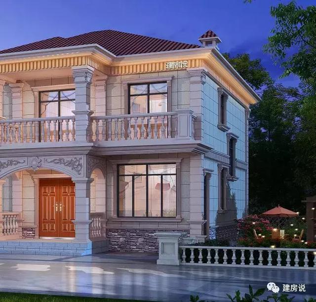 這棟二層別墅設(shè)計圖，絕對實力派，26萬起建