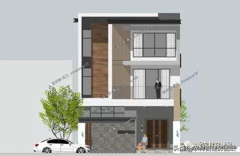 一款現(xiàn)代別墅設(shè)計(jì)圖，驚動(dòng)了十里八鄉(xiāng)，村長(zhǎng)點(diǎn)名房子都要照著這個(gè)建