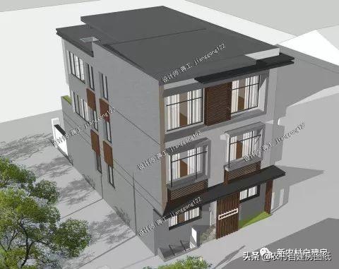 一款現(xiàn)代別墅設(shè)計(jì)圖，驚動(dòng)了十里八鄉(xiāng)，村長(zhǎng)點(diǎn)名房子都要照著這個(gè)建