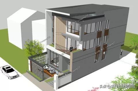 一款現(xiàn)代別墅設(shè)計(jì)圖，驚動(dòng)了十里八鄉(xiāng)，村長(zhǎng)點(diǎn)名房子都要照著這個(gè)建