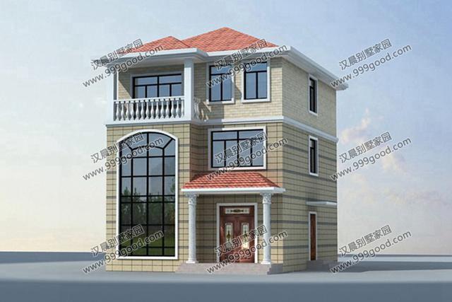 3套小開間農(nóng)村別墅設(shè)計圖，面寬8米左右，中式、歐式和現(xiàn)代風(fēng)都很美