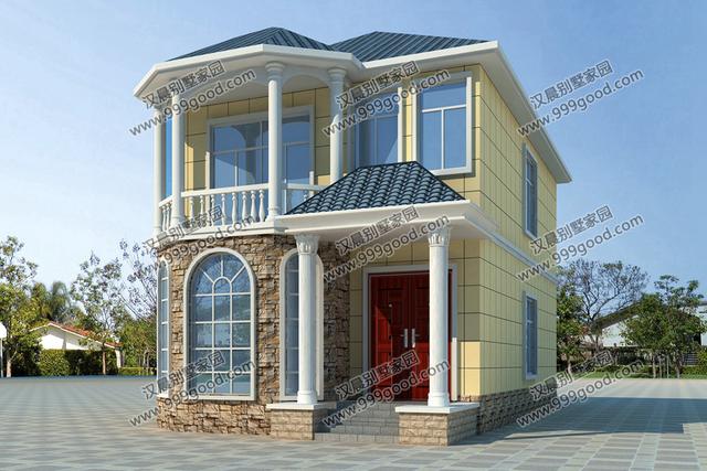 3套小開間農(nóng)村別墅設(shè)計圖，面寬8米左右，中式、歐式和現(xiàn)代風(fēng)都很美