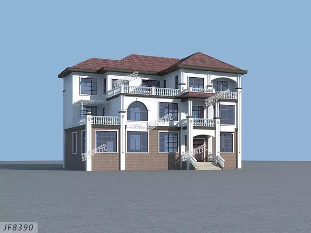 奢華歐式別墅設(shè)計(jì)圖，棋牌室，書房，大露臺(tái)，都只是標(biāo)配