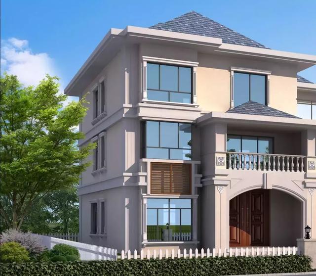 16X15三層歐式別墅設(shè)計(jì)圖，娛樂室+露臺(tái)+衣帽間，住的寬敞又舒適