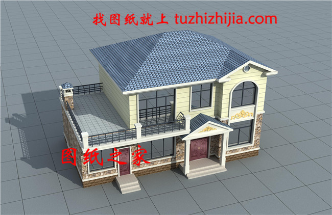 農(nóng)村27萬(wàn)二層自建別墅設(shè)計(jì)圖，占地140平米左右，戶(hù)型極好