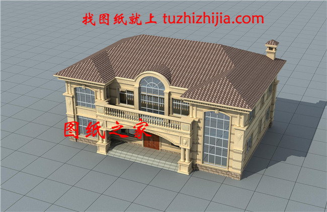 50萬(wàn)左右農(nóng)村豪華二層別墅 ，大廳中空，外觀精美獨(dú)特