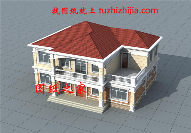 200平米2層別墅設(shè)計(jì)圖，別墅的配色清新淡雅