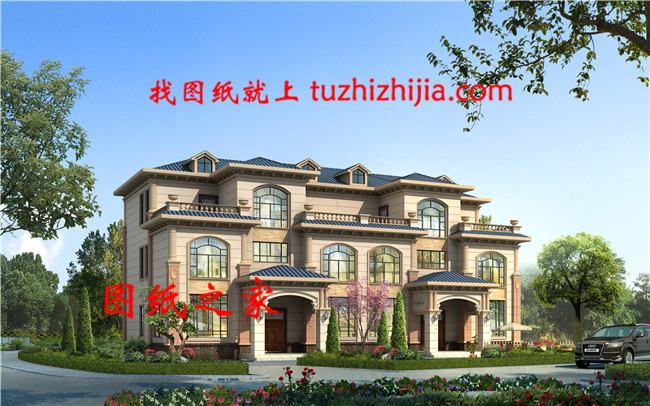 自建三層雙拼別墅戶型圖，完美的戶型就是它