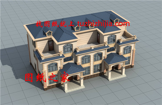 自建三層雙拼別墅戶型圖，完美的戶型就是它