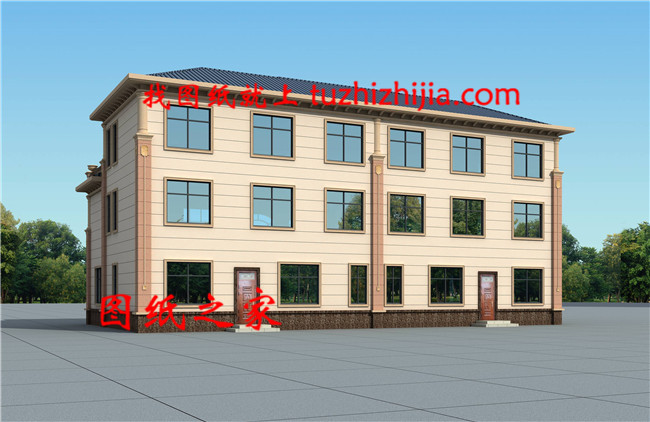 自建三層雙拼別墅戶型圖，完美的戶型就是它