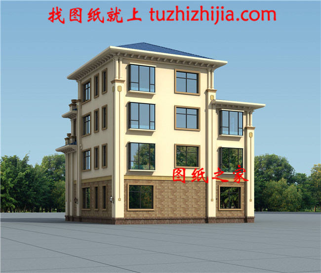 新農(nóng)村四層復(fù)式獨棟別墅設(shè)計戶型圖片