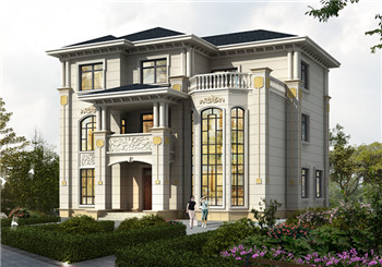 現(xiàn)代三層農(nóng)村民房設(shè)計圖及圖片，外觀高端、大氣