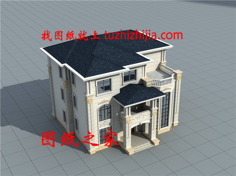 最新內(nèi)設(shè)茶品區(qū)三層農(nóng)村別墅，占地196平方米左右