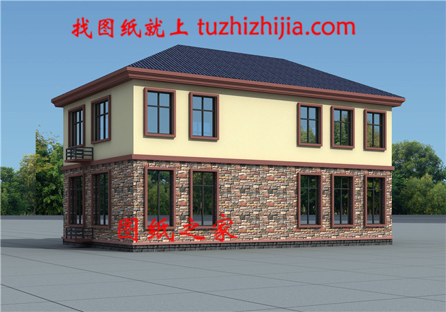 2019精致漂亮農(nóng)村自建二層小別墅設(shè)計(jì)圖