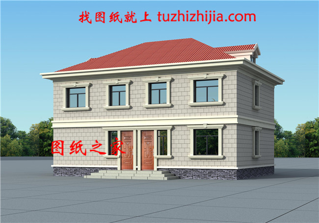 主體20多萬的農村雙拼別墅，農村簡單雙拼小戶型