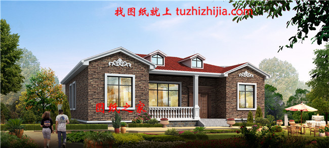 鄉(xiāng)下一層自建養(yǎng)老平房戶型圖及全套圖紙，占地面積200多平