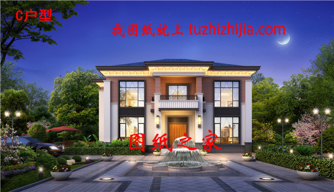 高品質(zhì)簡(jiǎn)單精致帶儲(chǔ)藏室兩層農(nóng)村自建房