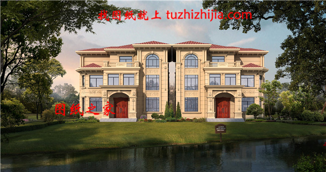 50萬(wàn)農(nóng)村自建三間三層別墅設(shè)計(jì)圖，占地130平米左右