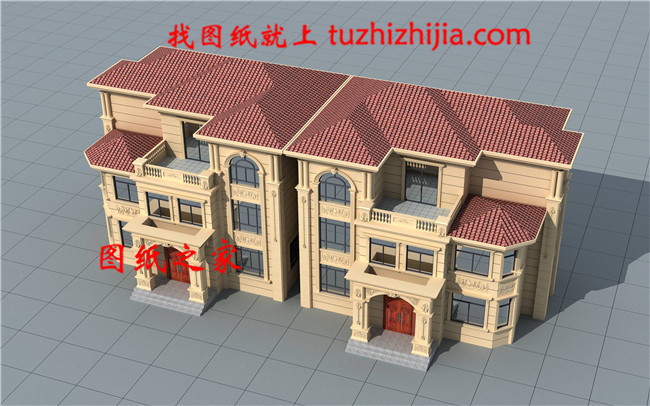 50萬(wàn)農(nóng)村自建三間三層別墅設(shè)計(jì)圖，占地130平米左右